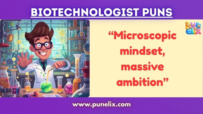 Biotechnologist Puns