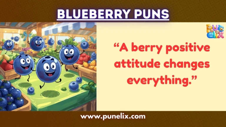 Blueberry Puns