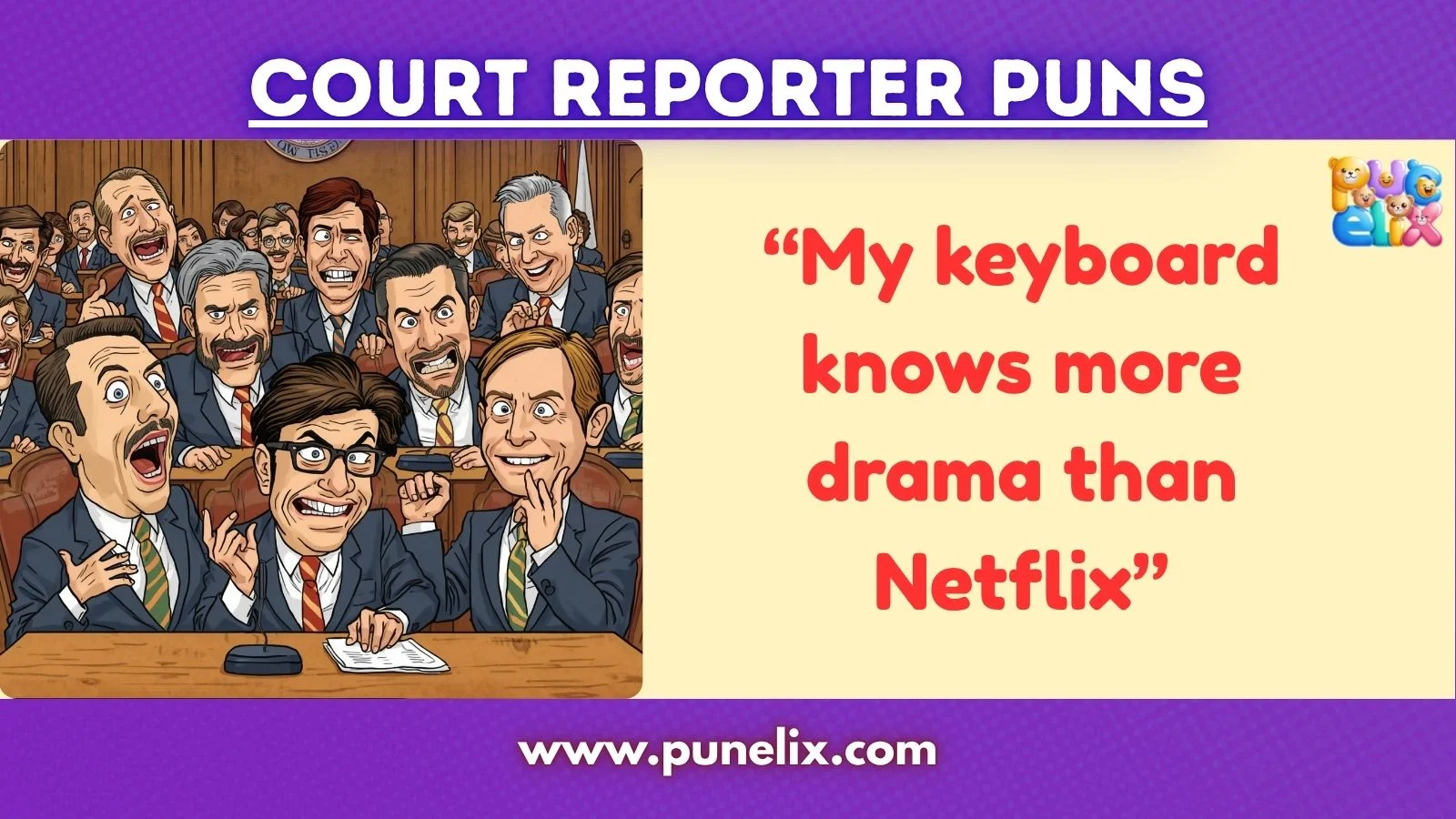 Court Reporter Puns