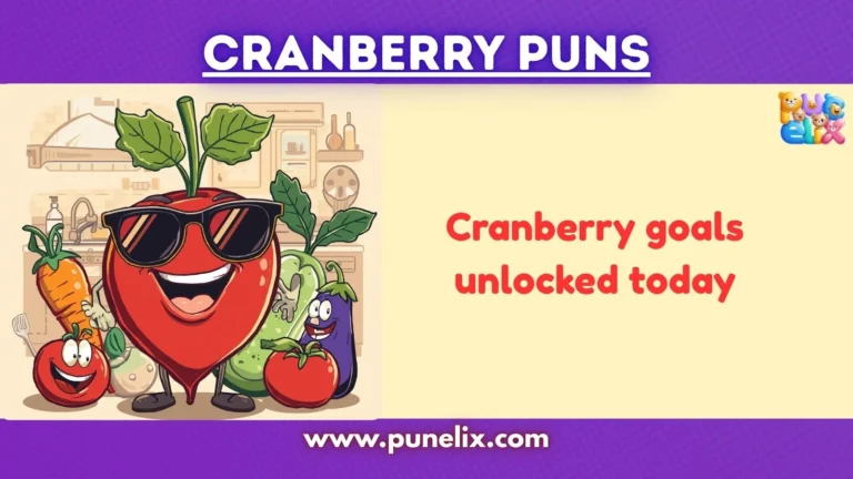 Cranberry Puns