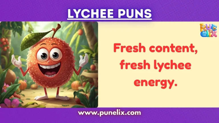 Lychee Puns