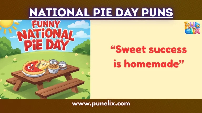 National Pie Day Puns