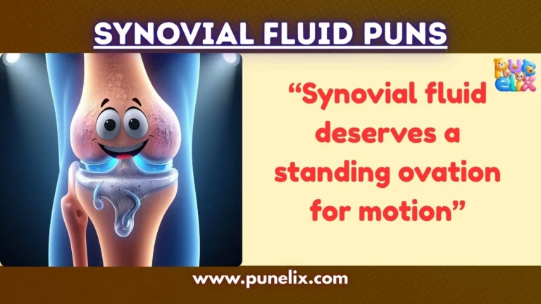 Synovial Fluid Puns